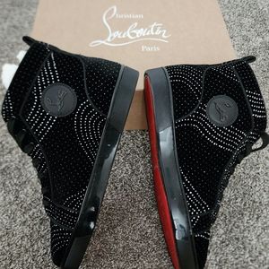 Christian Louboutin Orlato Flat Red Bottom Sneakers